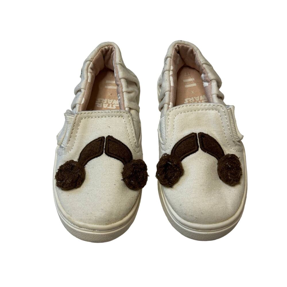 TOMS x Star Wars Princess Leia Luca Birch White Tiny Toms 7